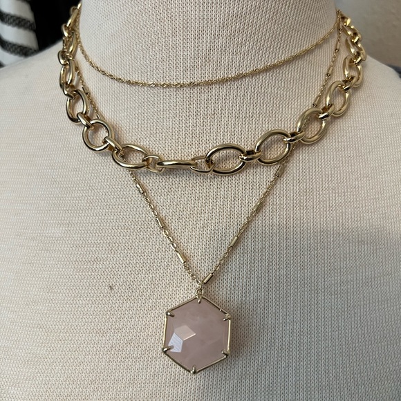 Panacea Layer Rose Quartz necklace - Picture 3 of 4